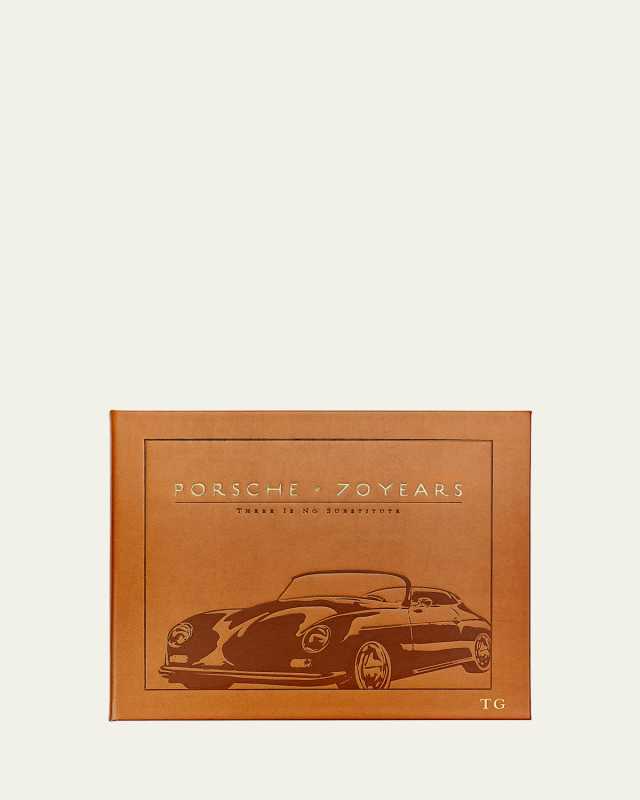 Porsche 70 Years: There Is No Substitute Leather Bound Book - Personalized
